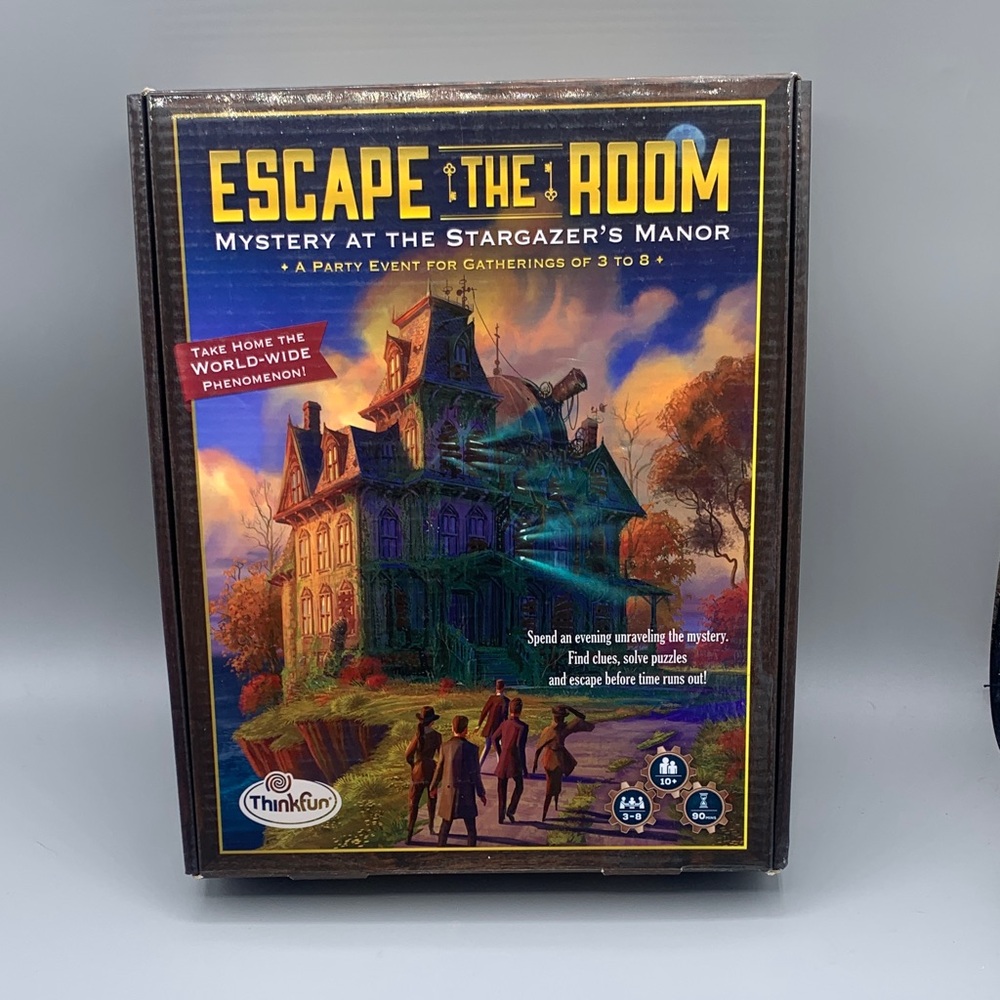 Escape the Room Mystery at the Stargazers Manor Party Event Clues & Puzzles Game